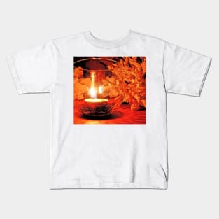 silent candle..silent night... Kids T-Shirt